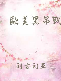 欧美黑吊战白妞