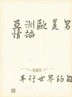 亚洲欧美另类激情插