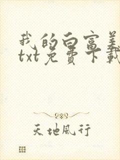 我的白富美老婆txt免费下载