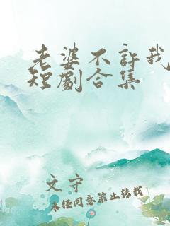 老婆不许我低调短剧合集