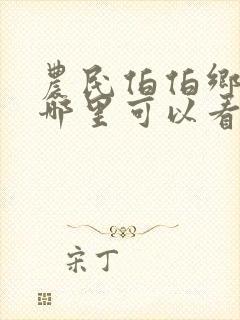 农民伯伯乡下妹哪里可以看