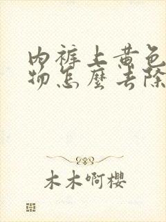 内裤上黄色分泌物怎么去除