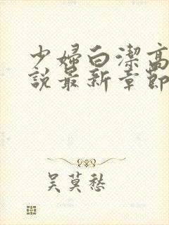 少妇白洁高义小说最新章节