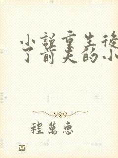 小说重生后我成了前夫的小舅娘