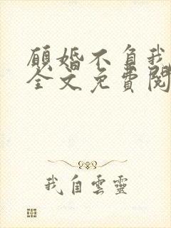 愿婚不负我情深全文免费阅读
