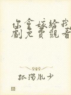 你会嫁给我吗韩剧免费观看