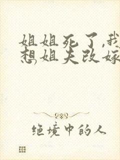 姐姐死了,我不想姐夫改嫁要给他生孩子小说