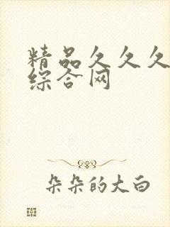 精品久久久久久综合网