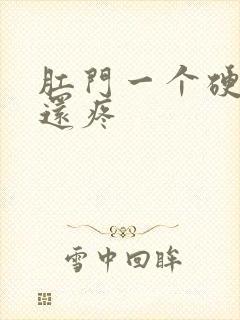 肛门一个硬疙瘩还疼