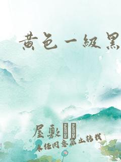黄色一级黑人片