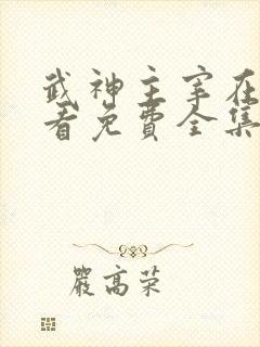 武神主宰在线观看免费全集高清真人