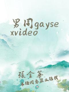 男同gaysexvideo
