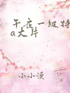 午夜一级特黄aa大片