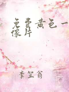 免费黄色一级录像片