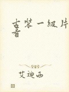 古装一级片免费看