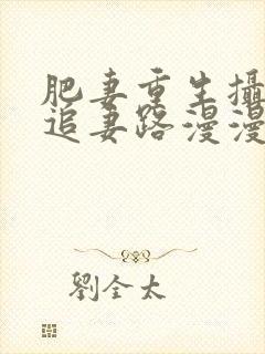 肥妻重生摄政王追妻路漫漫全集免费