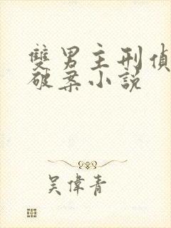 双男主刑侦推理破案小说