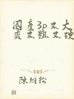 国产3p又大又爽又粗又硬免费