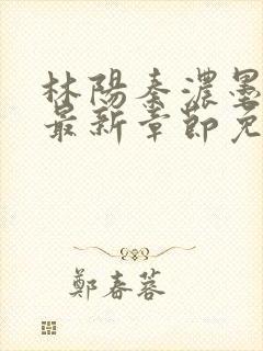 林阳秦浓墨小说最新章节免费阅读