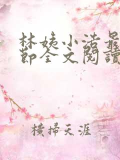 林姨小浩最新章节全文阅读