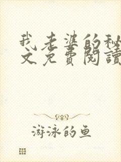 我老婆的秘密全文免费阅读