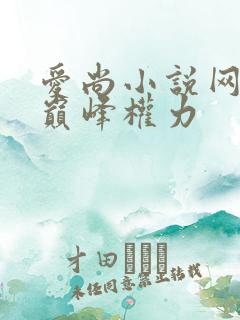 爱尚小说网官声巅峰权力