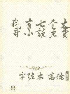 我有七个大佬哥哥小说免费