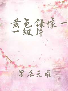 黄色录像一级片一级片