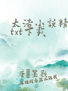 太浩小说精校版txt下载