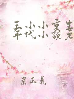 王小小重生70年代小说免费阅读
