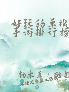 好玩的单机武侠手游排行榜