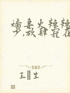 娇妻火辣辣:帝少,放肆宠在线阅读