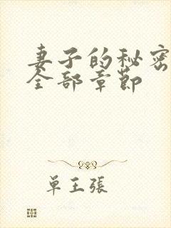 妻子的秘密小说全部章节