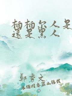 柏柏尔人是白人还是黑人