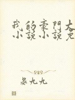 我的豪门大小姐小说小说免费观看