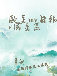 欧美mv日韩mv国产区