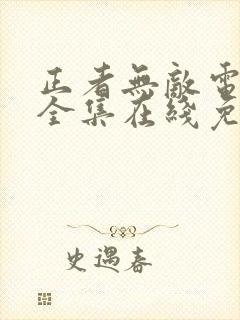 正者无敌电视剧全集在线免费观看