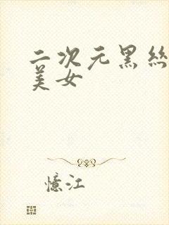 二次元黑丝高跟美女