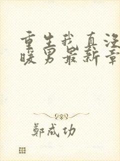 重生我真没想当暖男最新章节