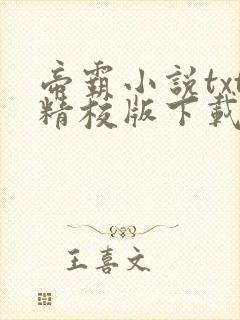 帝霸小说txt精校版下载