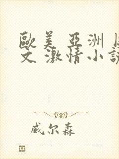 欧美 亚洲 图文 激情小说