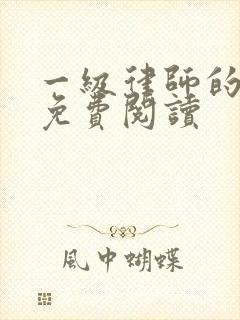 一级律师的小说免费阅读