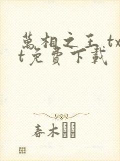 万相之王 txt免费下载