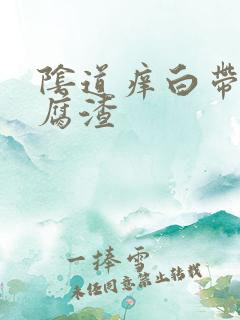 阴道痒白带黄豆腐渣