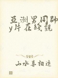 亚洲男同帅gay片在线观