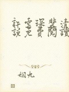 许云琛裴清欢小说免费阅读无弹窗