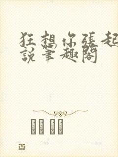 狂想你张起月小说笔趣阁