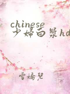 chinese少妇白浆hd