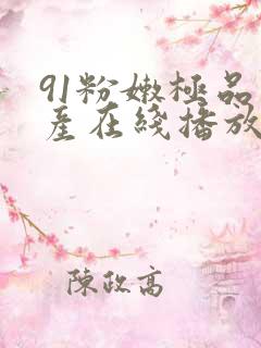 91粉嫩极品国产在线播放