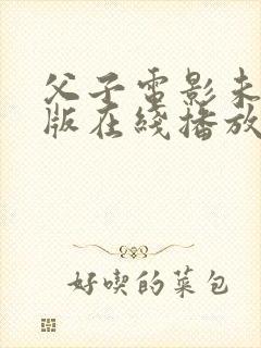 父子电影未删减版在线播放